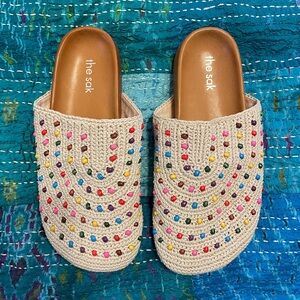 The Sak Women's Crochet Mules - Multicolor Beaded